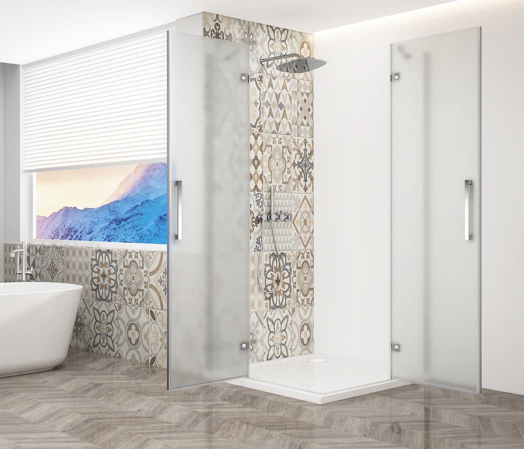 TRINITY CHROME kabina prysznicowa 1200x900mm, wejście z rogu, szkło matowe