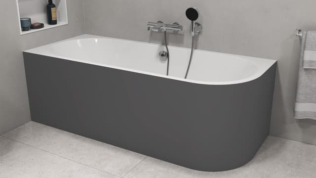 VIVA L MONOLITH wanna wolnostojąca przyścienna 170x75x60cm, biały/carina