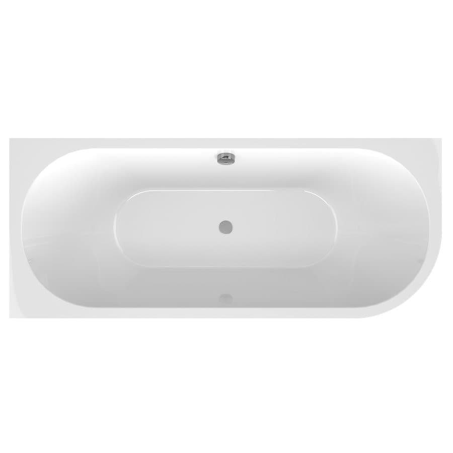 VIVA L MONOLITH wanna wolnostojąca przyścienna 170x75x60cm, biały/carina