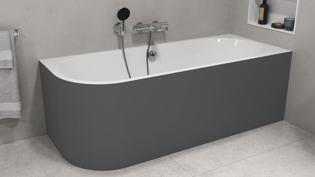 VIVA R MONOLITH wanna wolnostojąca przyścienna 170x75x60cm, biały/carina