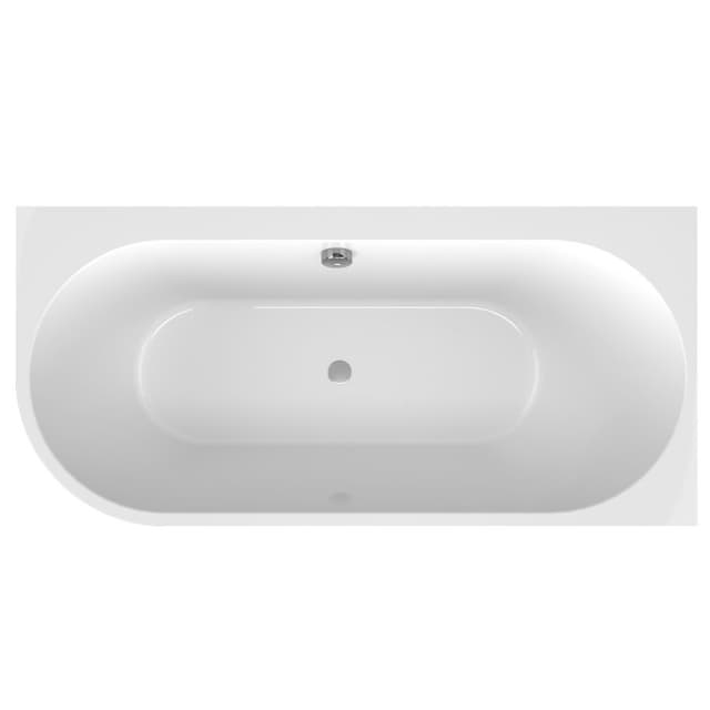 ASTRA R MONOLITH wanna wolnostojąca przyścienna 160x75x60cm, biały/carina