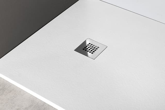 MITIA sprchová vanička z litého mramoru, obdélník 120x70cm, bílá