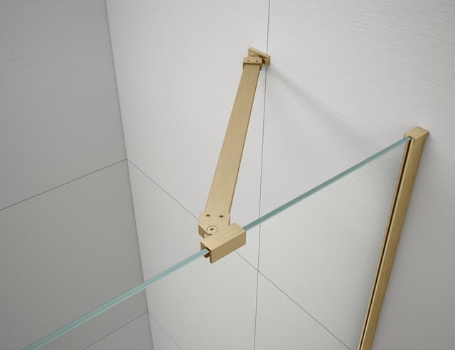 TRINITY GOLD MATT kabina prysznicowa 1000x800mm, szkło matowe, prawe