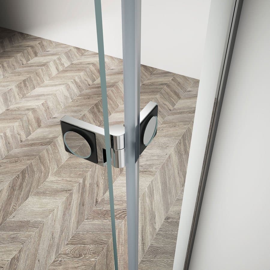 TRINITY CHROME kabina prysznicowa 1100x900mm, szkło czyste, prawe