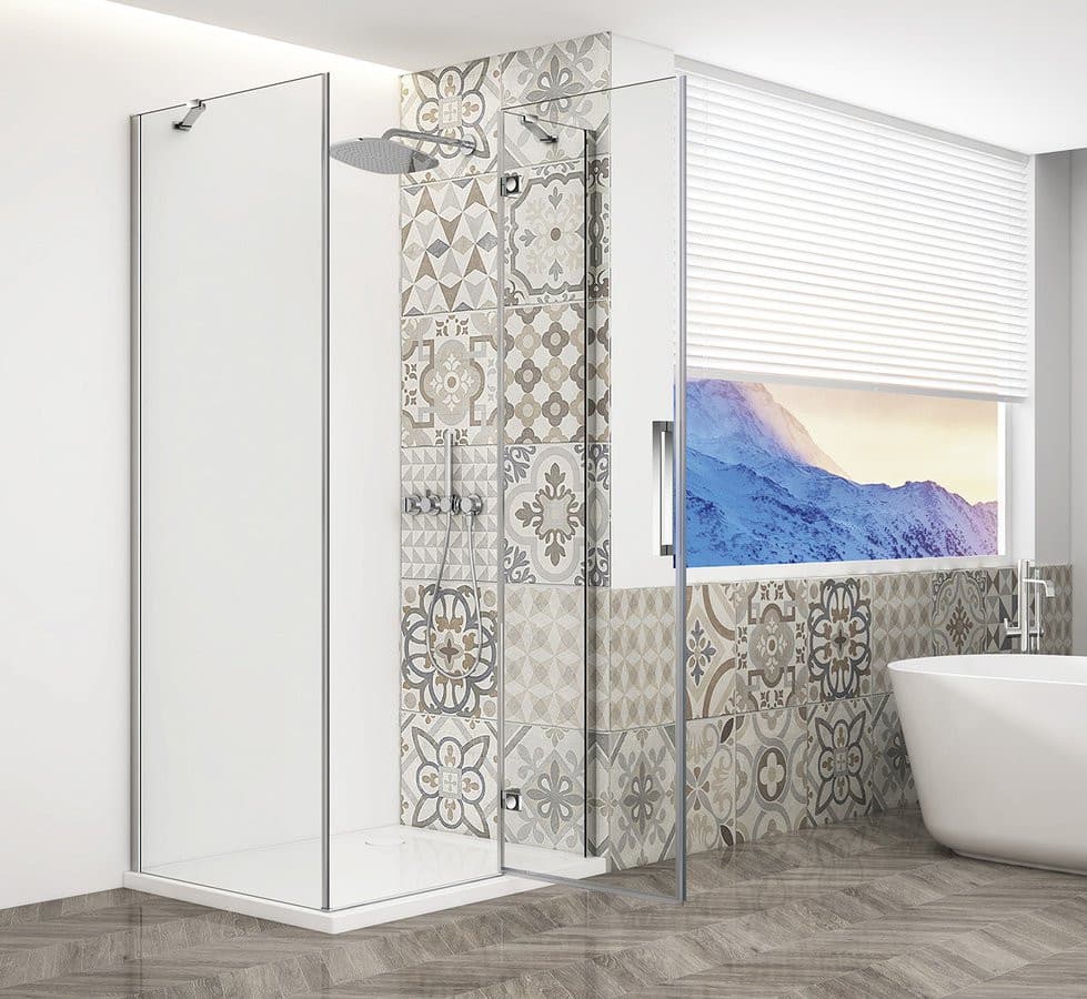 TRINITY CHROME kabina prysznicowa 1200x900mm, szkło czyste, prawe