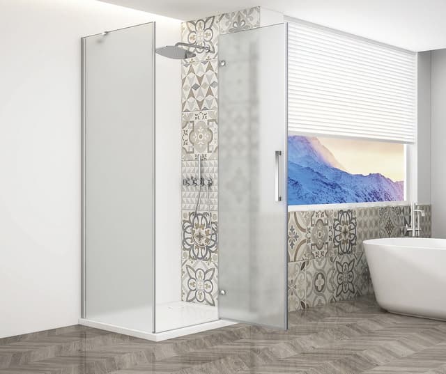 TRINITY CHROME kabina prysznicowa 1200x900mm, szkło matowe, prawe