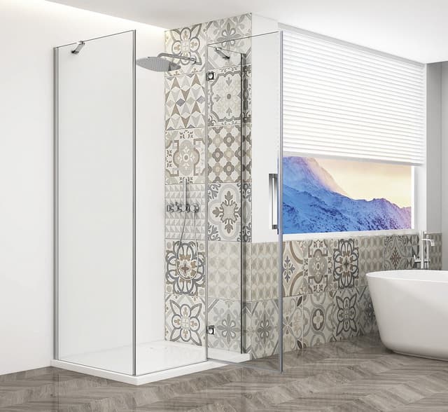 TRINITY CHROME kabina prysznicowa 800x900mm, szkło czyste, prawe