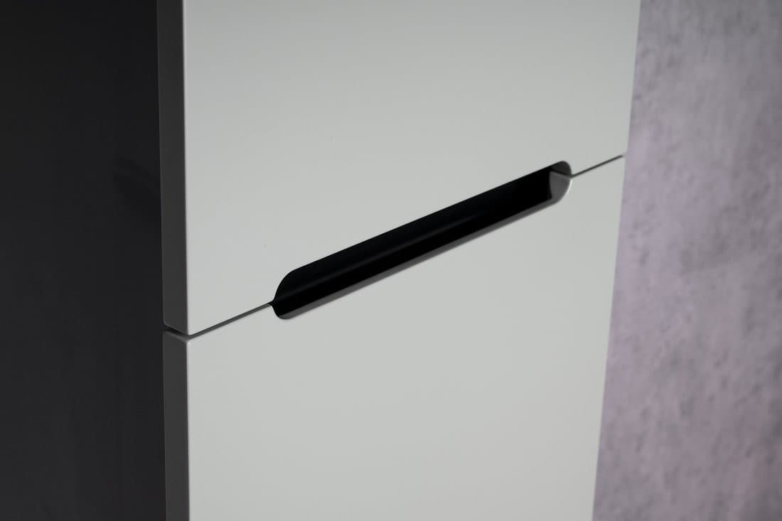 KERALA słupek wysoki, 38x143x32cm, 2 drzwiczki, lewy/prawy, carina/antracyt mat