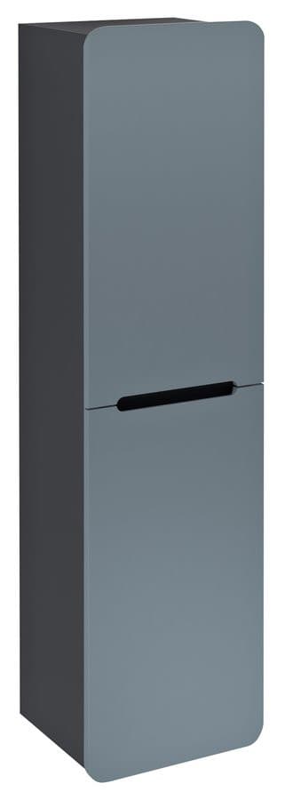 KERALA słupek wysoki, 38x143x32cm, 2 drzwiczki, lewy/prawy, siena/antracyt mat