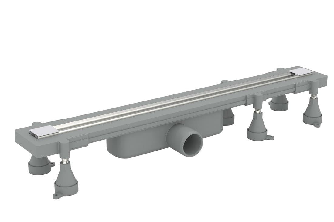 SUMISURA odpływ liniowy z rusztem ze stali nierdzewnej, L-450-1230, DN50