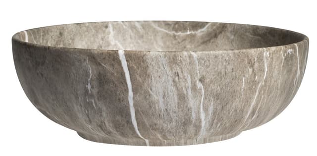 RONDANE umywalka ceramiczna nablatowa średnica 41cm, breccia marmor