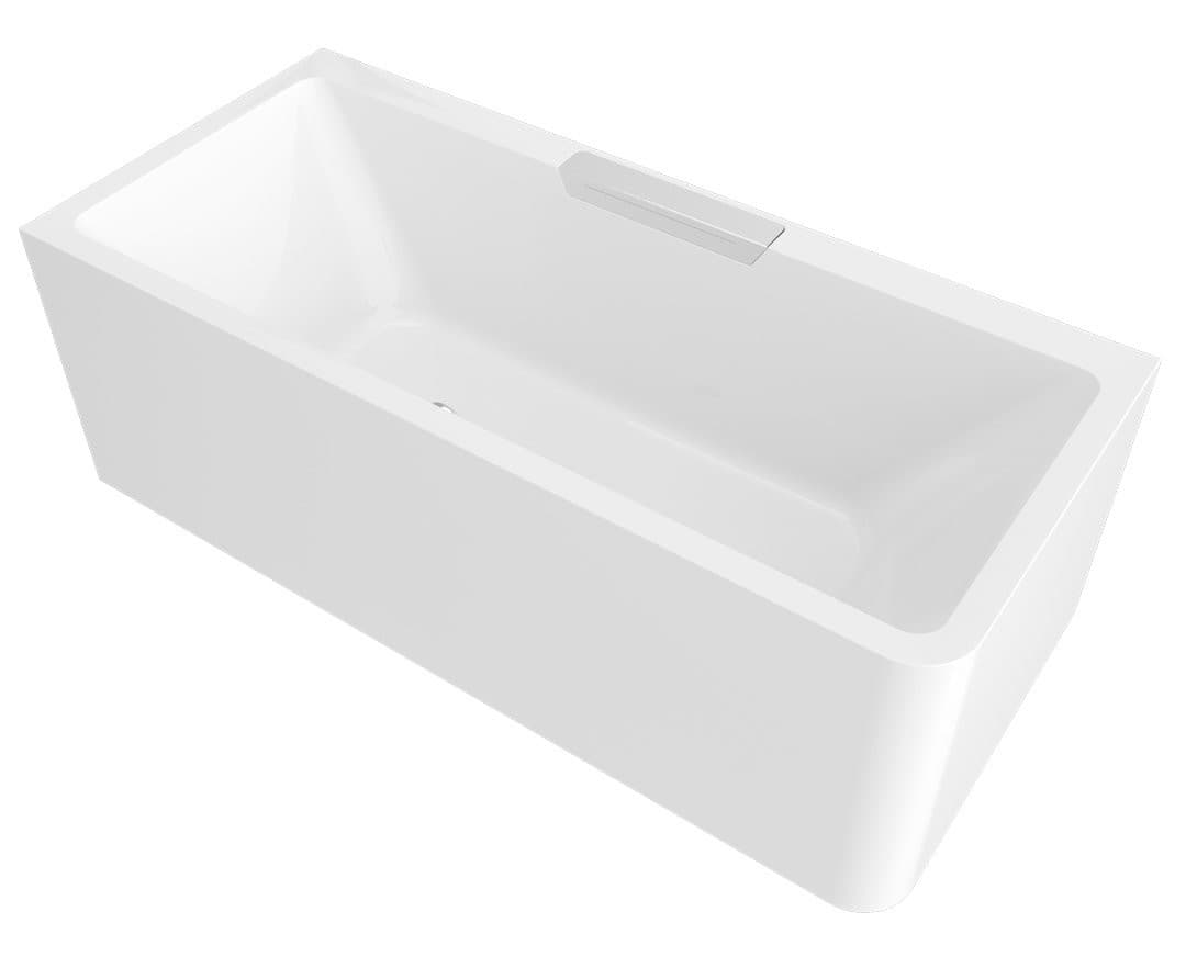 CASCATA L MONOLITH wanna prostokątna 180x80x60cm, kaskada ze stali nierdzewnej