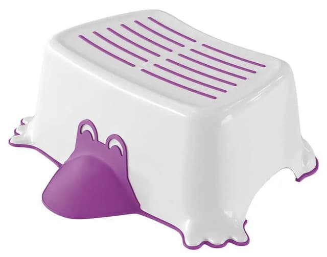 DUCK podnóżek dziecięcy z antypoślizgiem dla dzieci, fioletowy