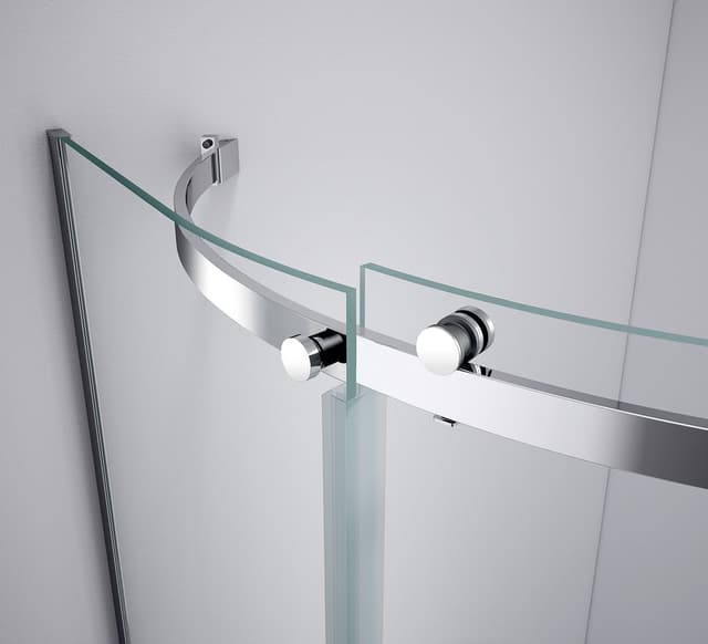 THRON ROUND kabina prysznicowa półokrągła 900x900mm, szkło czyste, lewa