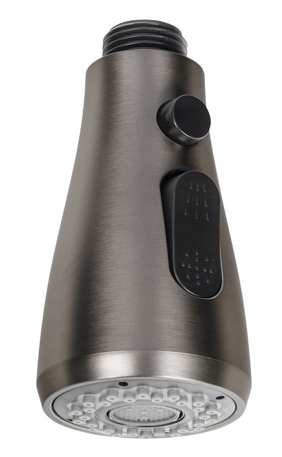 Wysuwana wylewka prysznicowa do baterii zlewozmywakowej 1/2", gun metal