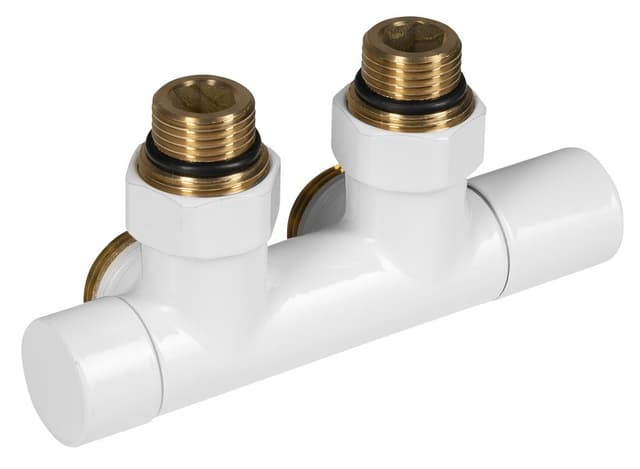 R-START zestaw przyłączeniowy zaworów do centralnego przyłączenia, biały