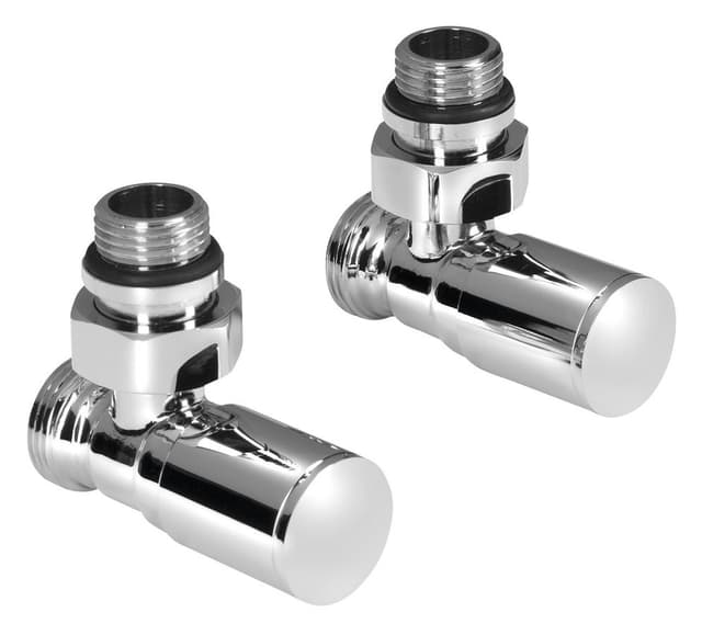 C-START zestaw przyłączeniowy zaworów ręcznych narożnych, chrom