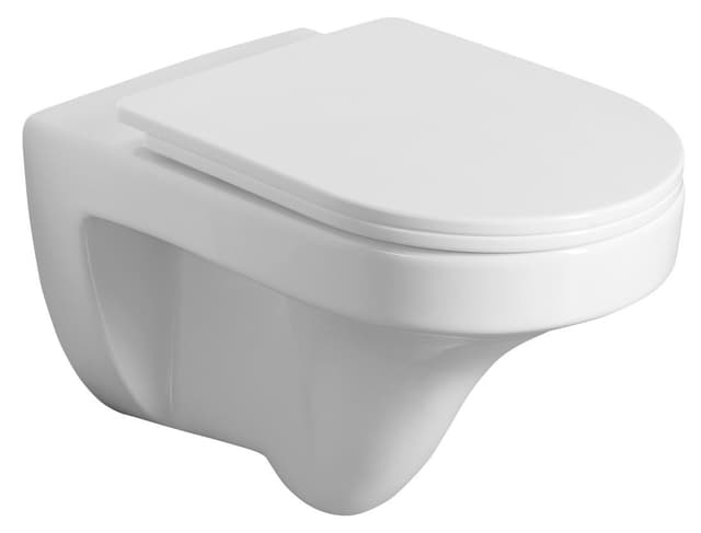 DENICA WC misa wisząca, Vortex Rimless, 36x52cm, biały