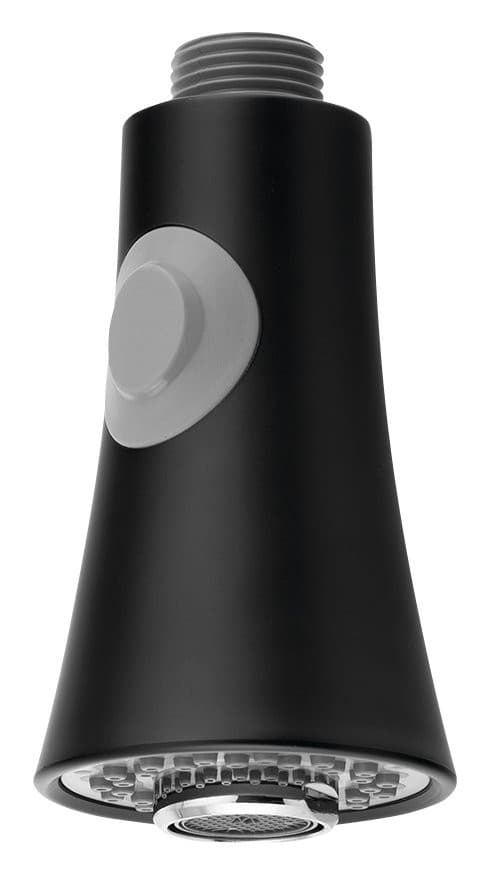 Wysuwany prysznic do baterii zlewozmywakowej 1/2 ", 2 funkcje, czarny mat