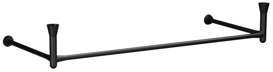 THE NEW YORKER konstrukcja wisząca pod umywalkę 120cm, czarny mat