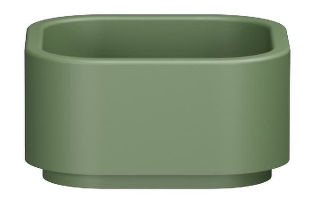 HAKO umywalka ceramiczna nablatowa, 30x30cm, verde mat