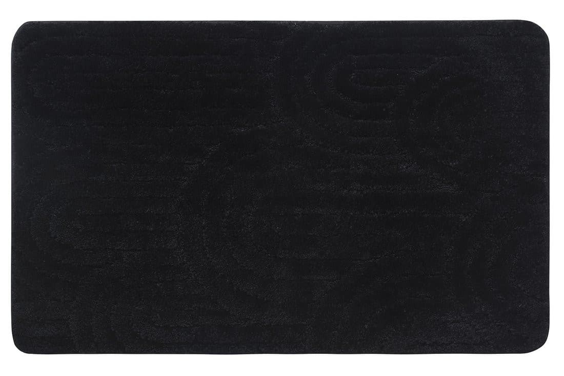 RIST dywanik łazienkowy, 50x80cm, 100% polyester, antypoślizgowy, czarny