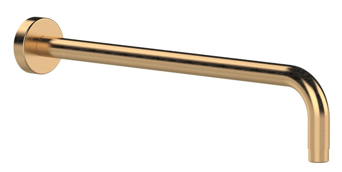 Ramię prysznicowe okrągły, 400mm, złoto mat