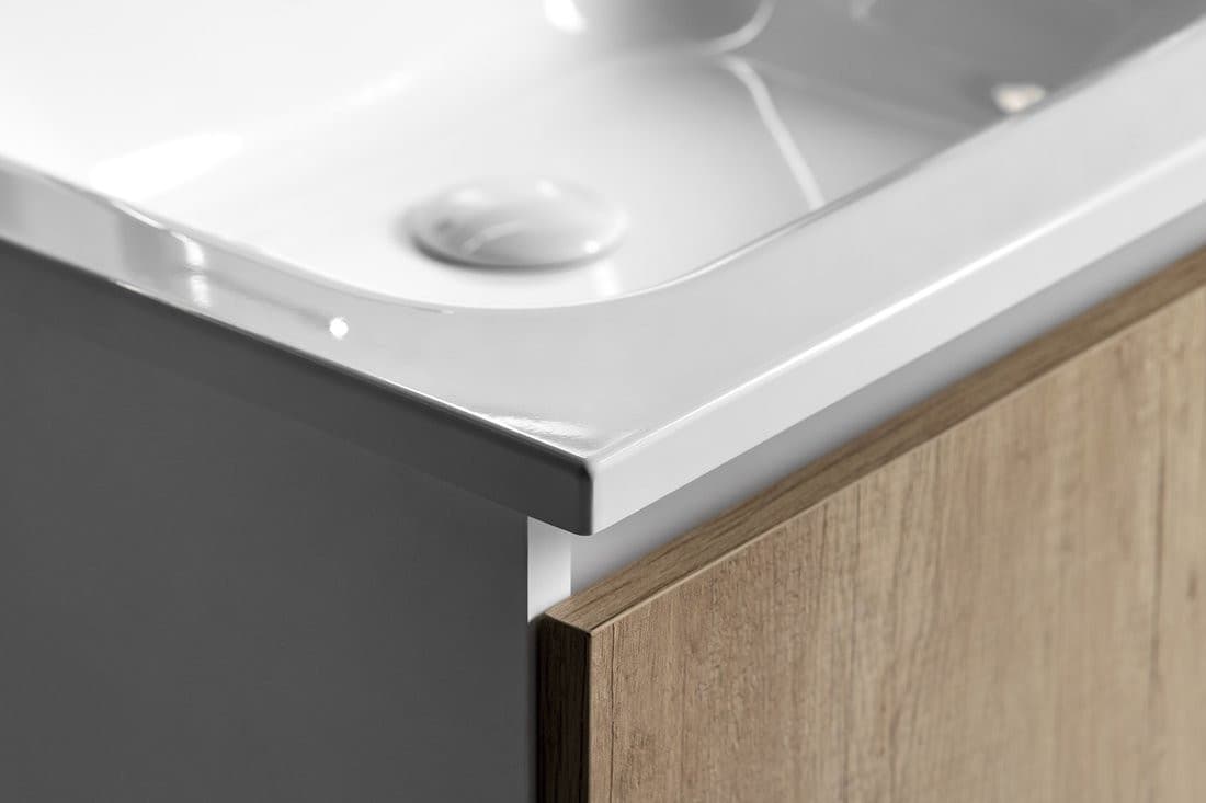 ARECA umywalka kompozytowa, 81x51,5cm, biały