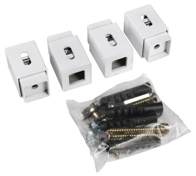 Zestaw wsporników grzejnikowych TONDI, biały