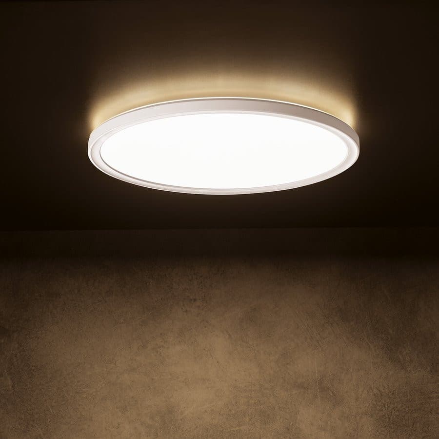 AZPO lampa sufitowa LED, średnica 290mm, 18,5W, 3000/4000/6000K, IP54, biały