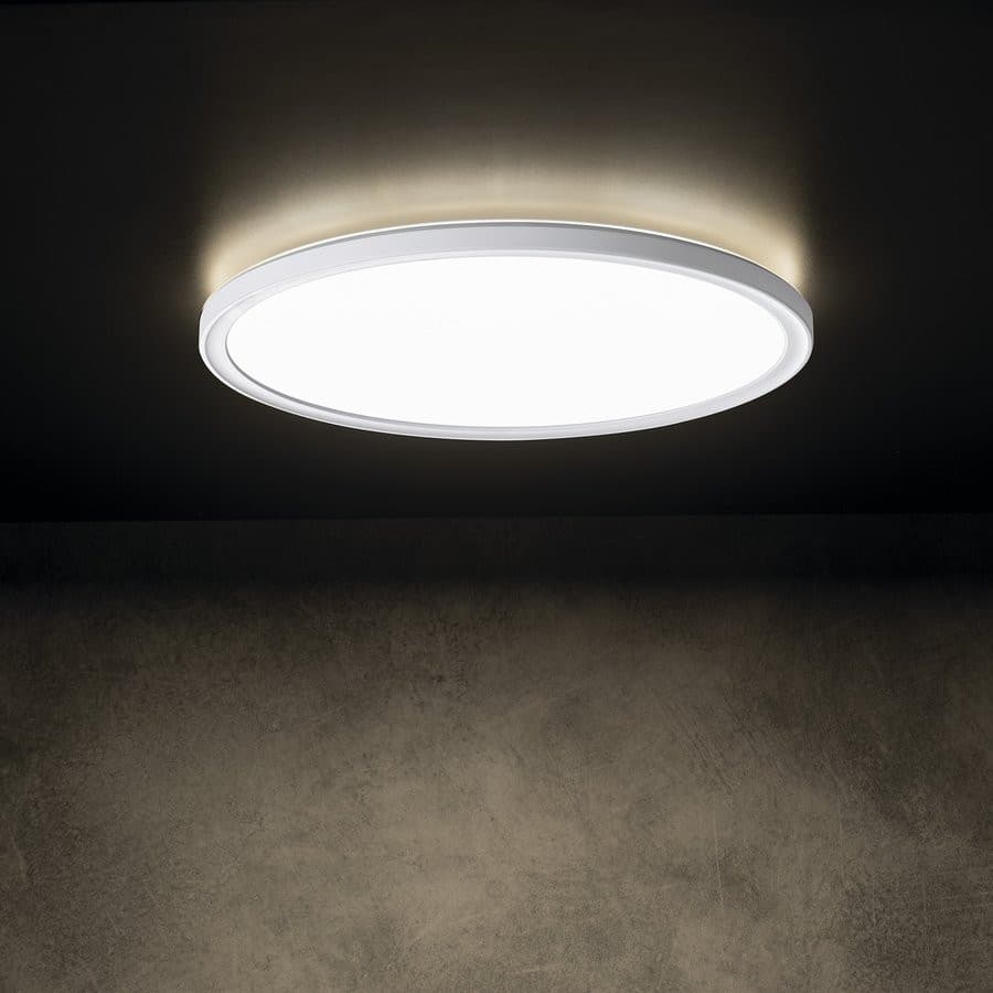 AZPO lampa sufitowa LED, średnica 290mm, 18,5W, 3000/4000/6000K, IP54, biały