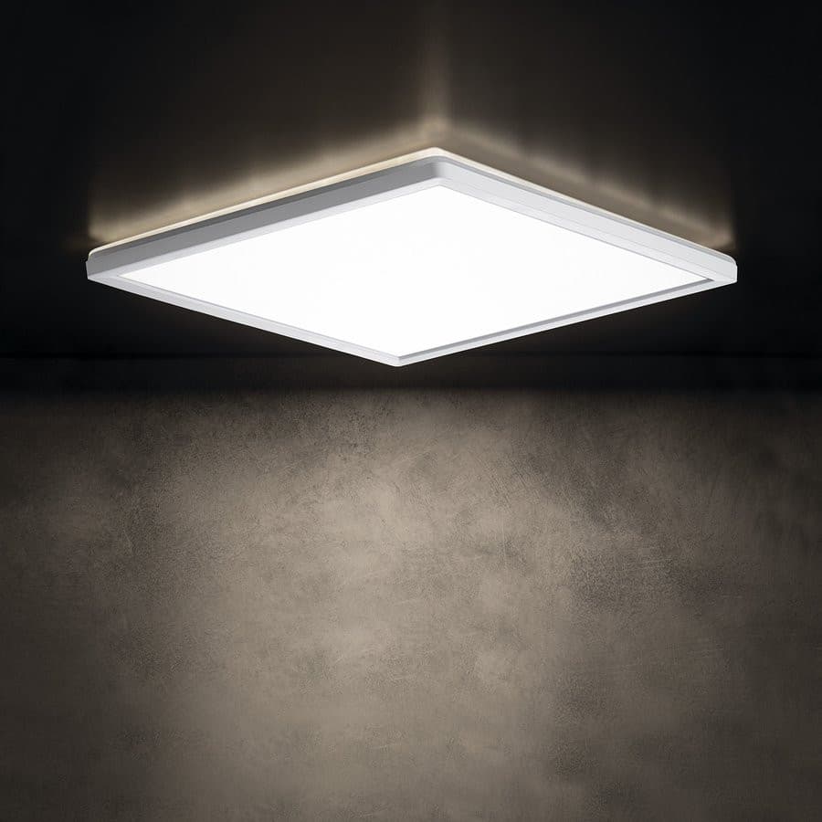 AZPO lampa sufitowa LED 225x225mm, 12,3W, 3000/4000/6000K, IP54, biały