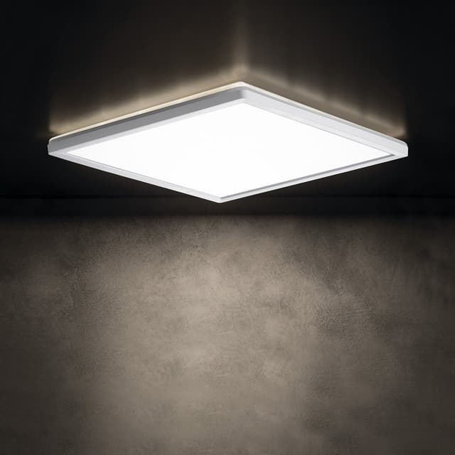 AZPO lampa sufitowa LED 225x225mm, 12,3W, 3000/4000/6000K, IP54, biały