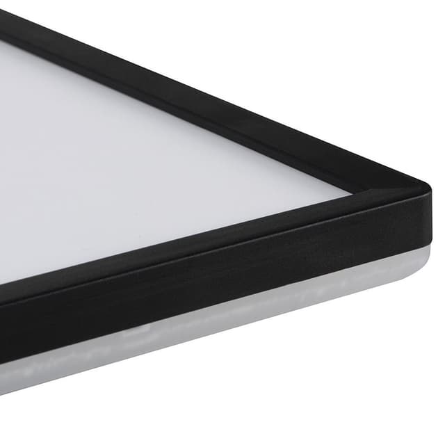 AZPO lampa sufitowa LED 420x420mm, 22W, 3000/4000/6000K, IP54, czarny mat