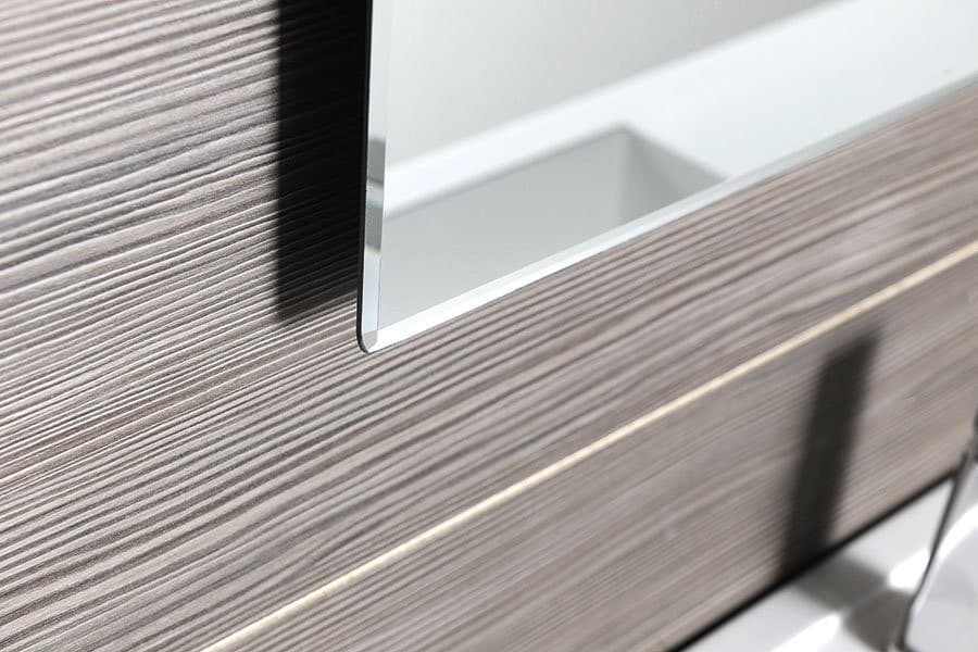 ACCORD lustro fazowane 120x80 cm z zaokrąglonymi rogami