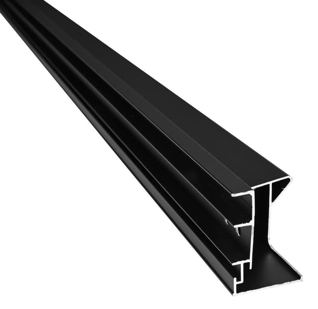 EASY BLACK Profil ścienny do drzwi obrotowych, 1900mm