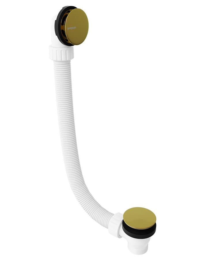 Zestaw odpływowy, klik-klak, długość 1200mm, korek 72mm, czarny mat