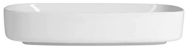 MATTEO umywalka ceramiczna nablatowa 65x40 cm, biała