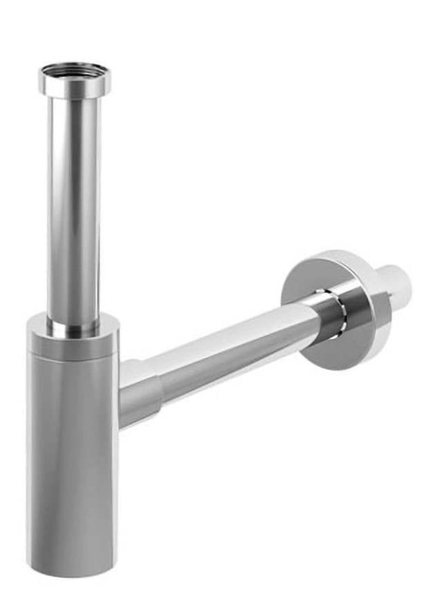 INOXMATER syfon umywalkowy, stal nierdzewna mat/chrom