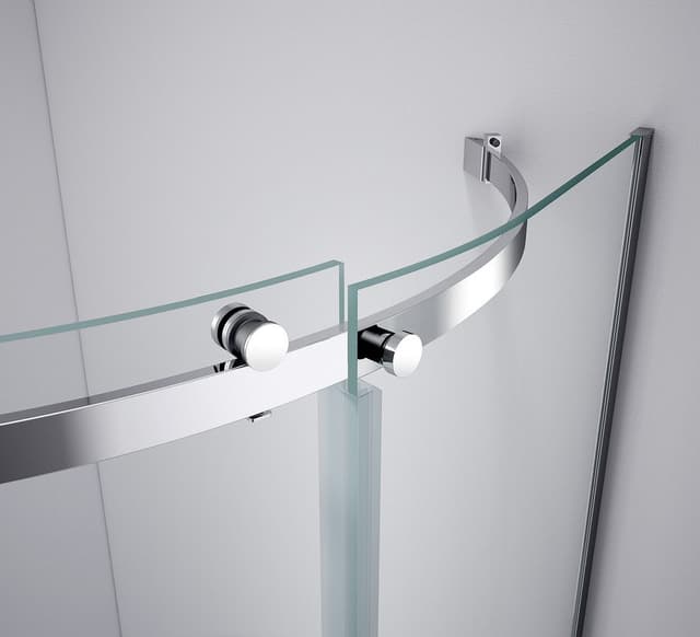 THRON ROUND kabina prysznicowa półokrągła 900x900mm, szkło czyste, prawy