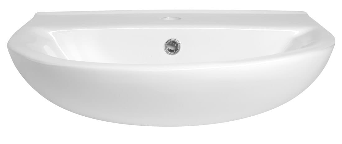 SPIRAL umywalka ceramiczna 54x45cm, biały