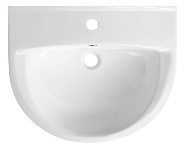 SPIRAL umywalka ceramiczna 54x45cm, biały