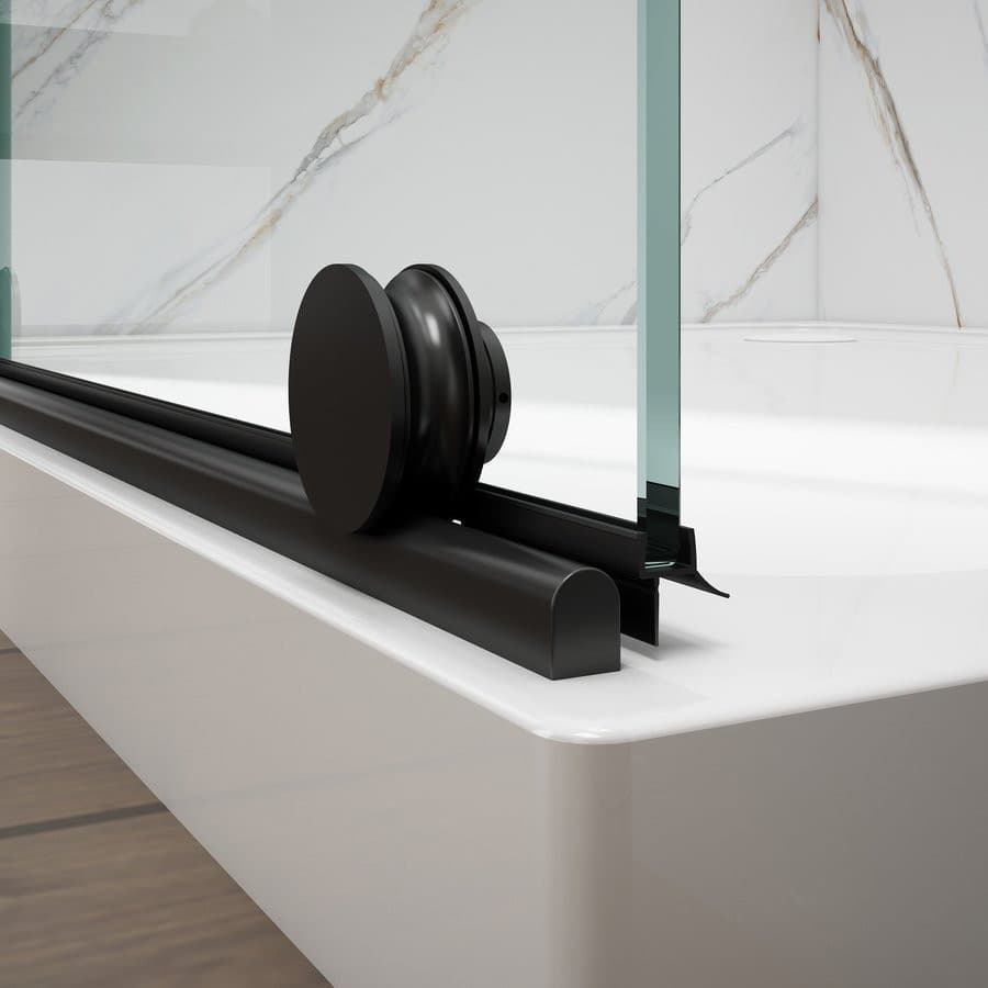 SPIRIT BLACK prostokątna kabina narożna 1000x1000mm wariant L/P