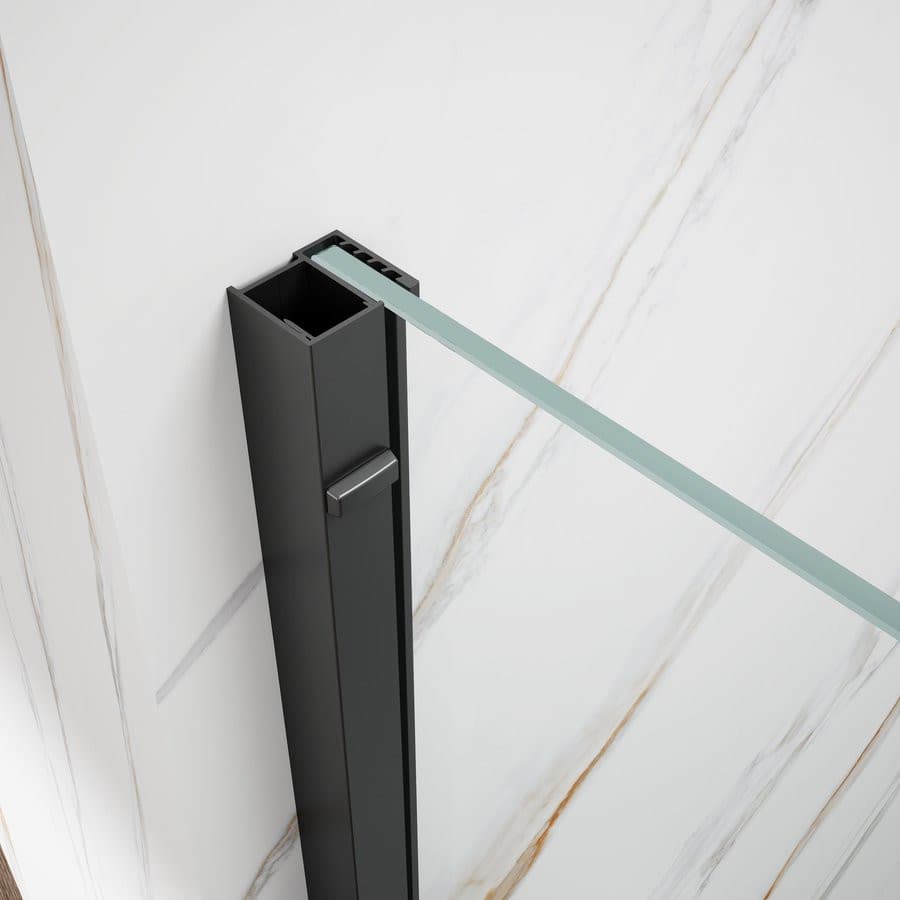 SPIRIT BLACK prostokątna kabina narożna 1000x1000mm wariant L/P