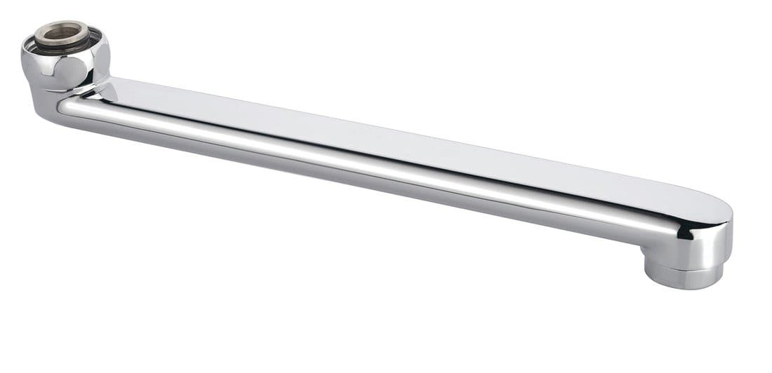 Wylewka, 160mm, płaska, chrom