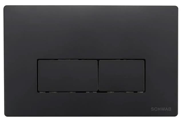 SCHWAB PLUTO przycisk spłuczki, 247x160 mm, czarny mat