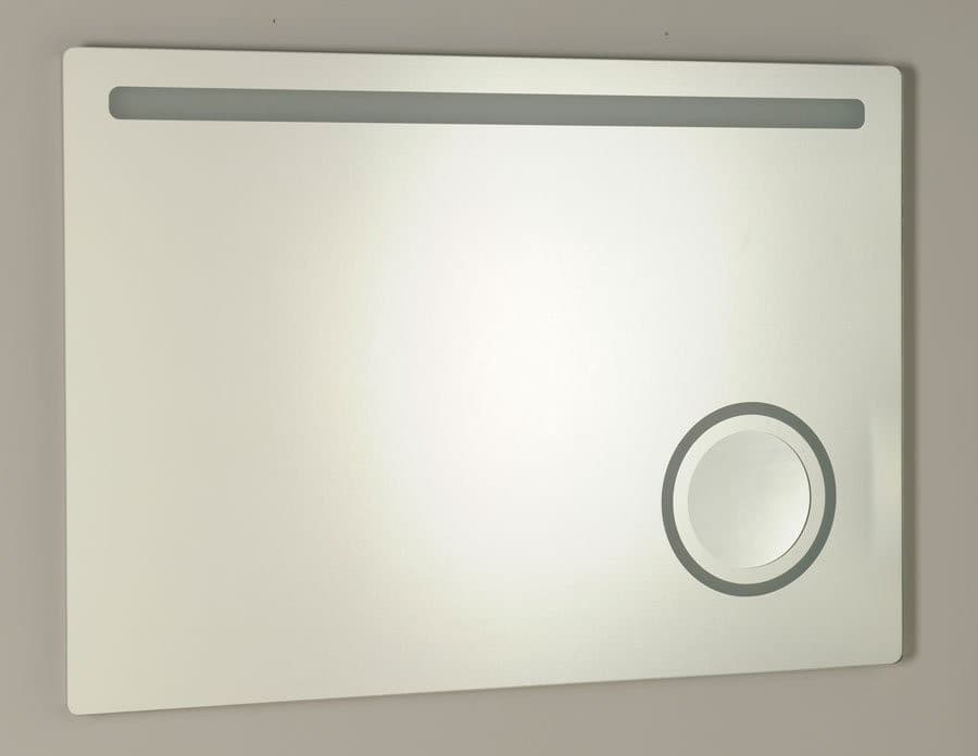 ASTRO lustro 100x70 cm z oświetleniem LED i lusterkiem kosmetycznym