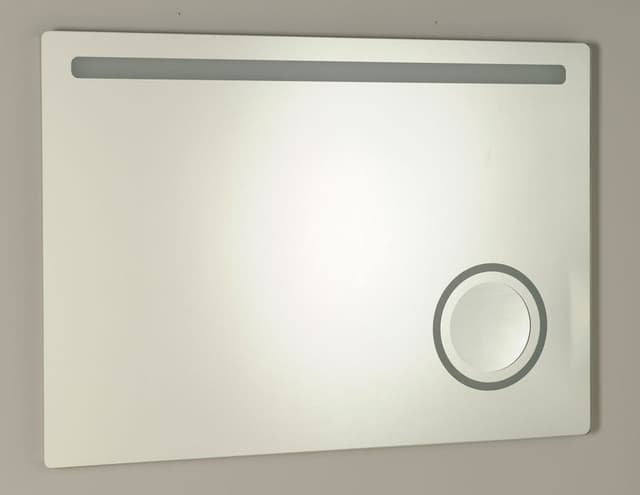ASTRO lustro 100x70 cm z oświetleniem LED i lusterkiem kosmetycznym
