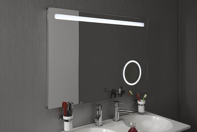 ASTRO lustro 100x70 cm z oświetleniem LED i lusterkiem kosmetycznym