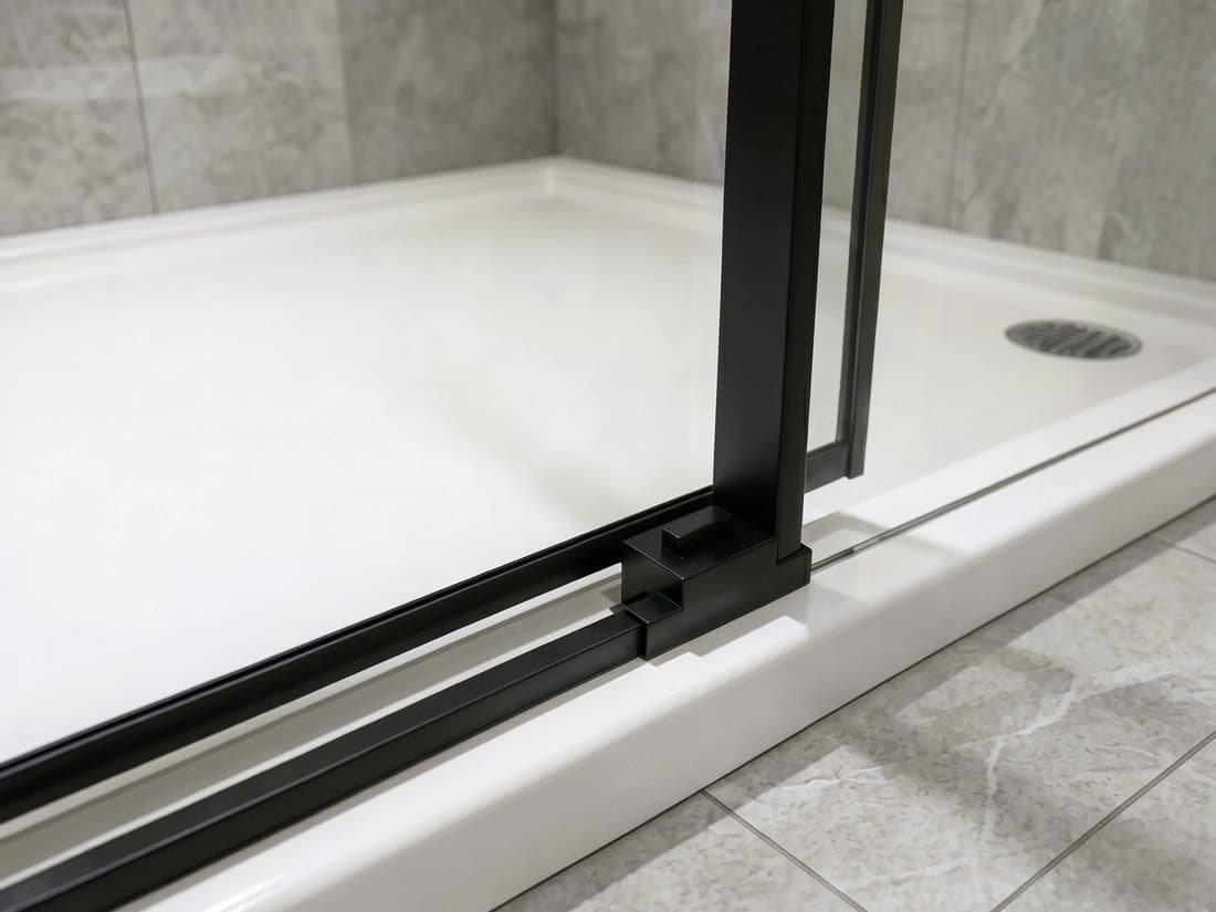 LUXOR BLACK kabina prysznicowa prostokątna 1200x1000mm wariant L/P